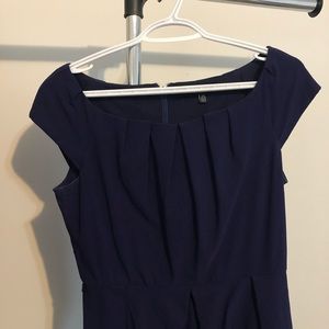 Le Chateau Pleated Dress